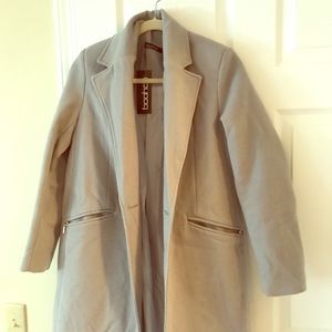BOOHOO FASHION WOOL COAT
